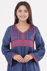 Women's Ethnic Tops (Navy)